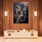 Quadro Leão De Judá E Cristo