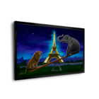 Quadro Leão E Elefante -- Br Artes