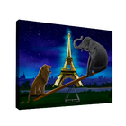 Quadro Leão E Elefante -- Br Artes