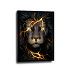 Quadro Leão Iluminado -- Br Artes