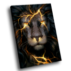 Quadro Leão Iluminado -- Br Artes