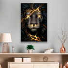 Quadro Leão Iluminado -- Br Artes