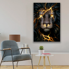 Quadro Leão Iluminado -- Br Artes