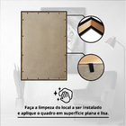 Quadro Leão Judá Estrelas Universo Moldura Cx Alta 40x60 - Mo