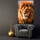 Quadro Leão Majestoso -- Br Artes