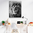 Quadro Leão Majestoso Pb -- Br Artes