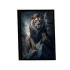 Quadro Leão Nas Montanhas -- Br Artes