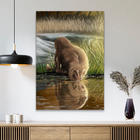 Quadro Leão Natureza -- Br Artes