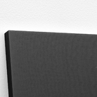 Quadro Leão Olho Azul Tons De Cinza Animal Canvas 60x40cm