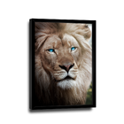Quadro Leão Olhos Azuis -- Br Artes