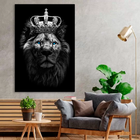 Quadro Leão Rei -- Br Artes