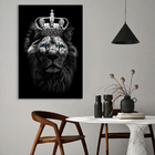 Quadro Leão Rei -- Br Artes