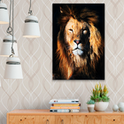 Quadro Leão Reluzente -- Br Artes