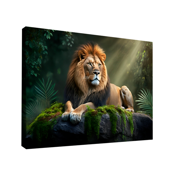 Quadro Leão Selvagem -- Br Artes Grande 118x78