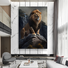 Quadro Leão Soberano -- Br Artes