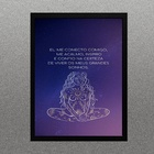 Quadro Lei Da Atração - Eu Confio 45x34cm Moldura:madeira Pre