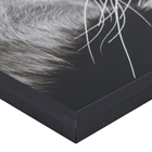 Quadro Leoa Preto 60x90cm Arte Própria