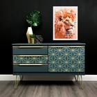 Quadro Leoa - Seja Forte E Corajosa 45x34cm - Com Vidro Moldu