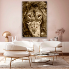 Quadro Leões Da Selva -- Br Artes