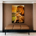 Quadro Leões Harmonia -- Br Artes