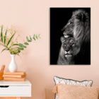 Quadro Leões Sintonia -- Br Artes Grande 118x78