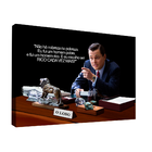 Quadro Leonardo Rico Cada Vez Mais -- Br Artes