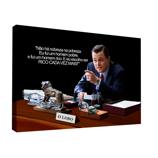 Quadro Leonardo Rico Cada Vez Mais -- Br Artes