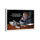 Quadro Leonardo Rico Cada Vez Mais -- Br Artes