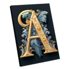 Quadro Letra A -- Br Artes