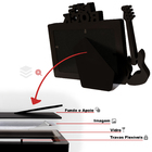 Quadro Let's Rock Presente Especial Para Banda Baixista Instr