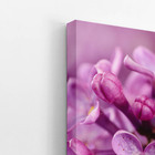 Quadro Lilás Violeta Flores Fotografia Canvas 120x80cm