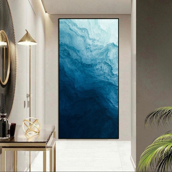 Quadro Linha Platinum Oceano Alto Padrao Em Canvas 220x120