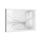 Quadro Linhas Brancas -- Br Artes