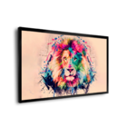 Quadro Lion Colors -- Br Artes
