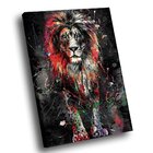 Quadro Lion Dark Colors