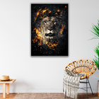 Quadro Lion Smoke Pequeno 60x40
