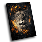 Quadro Lion Smoke Pequeno 60x40