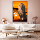 Quadro Lion Summer -- Br Artes Grande 118x78