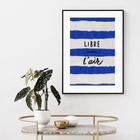 Quadro Livre Como O Ar - 60x48cm Moldura Preta