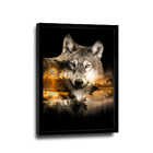 Quadro Lobo Natureza -- Br Artes