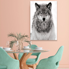 Quadro Lobo Natureza -- Br Artes Pequeno 60x40