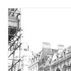 Quadro Londres Cabine Uniart Vermelho 45x45cm