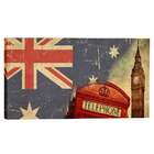 Quadro Londres Vermelho 55x100cm