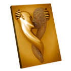 Quadro Love Heart 3d -- Br Artes