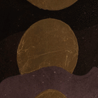 Quadro Luas Bronze com Vidro 80x100cm Arte Própria