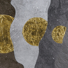 Quadro Luas Bronze com Vidro 80x100cm Arte Própria