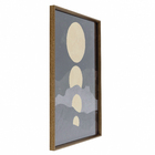 Quadro Luas Bronze com Vidro 80x100cm Arte Própria