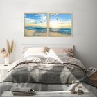 Quadro Lugares Com Vidro Conjunto Com 2 Partes 60x60cm Belchi