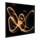 Quadro Luzes II Dourado 80x80cm