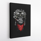 Quadro Macaco Fumando Monkey Smoking Canvas 120x80cm